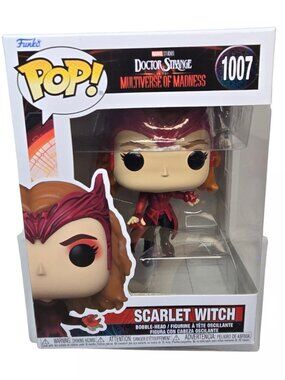 Funko Pop! Marvel Wanda Vision Blacklight and #1007 Scarlet Witch Black Pop #986